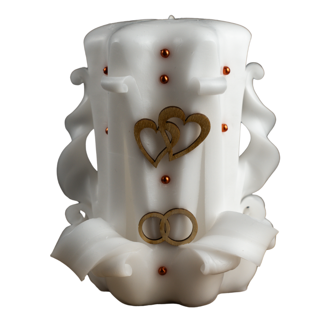 Hochzeitskerzen-Set in Größe S