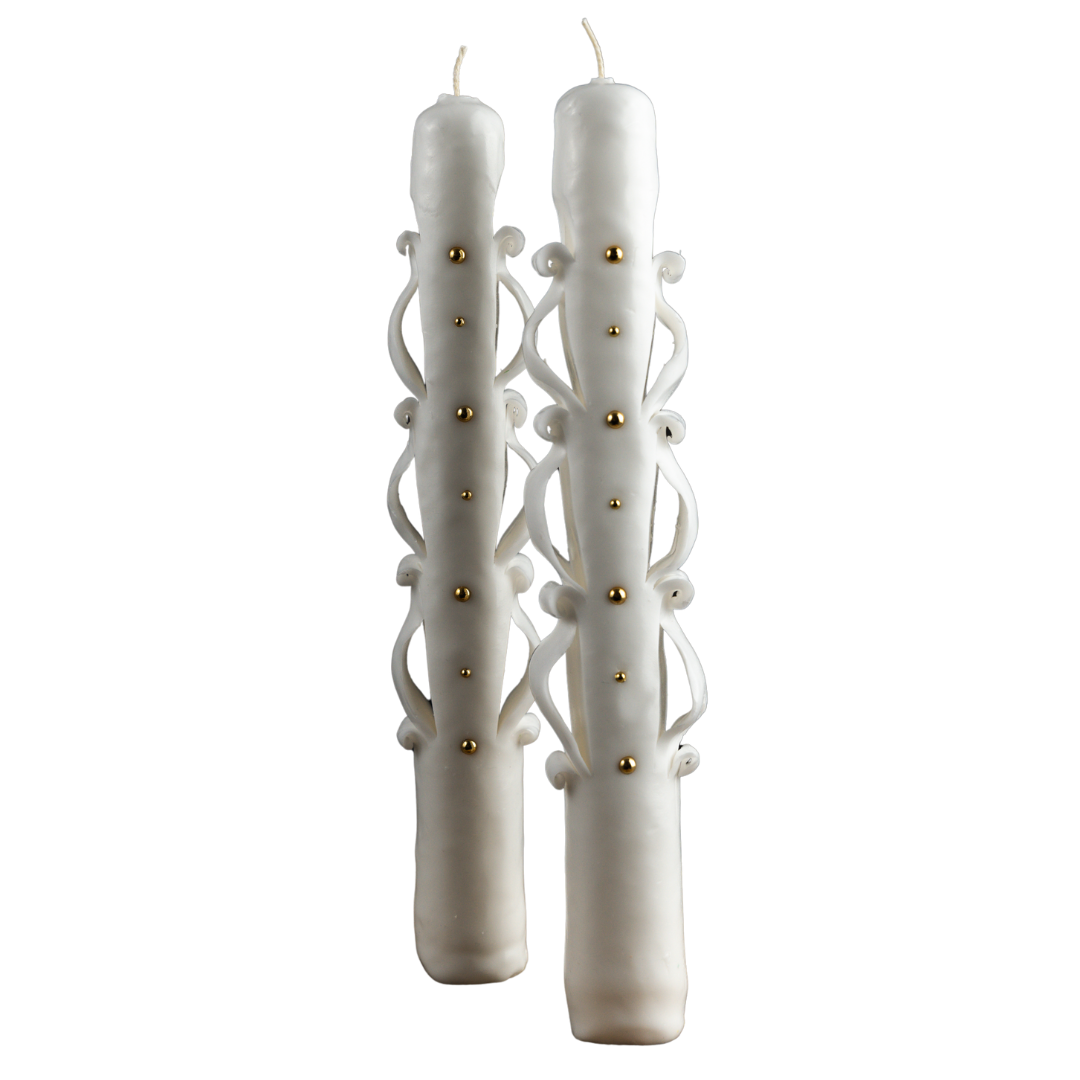 Hochzeitskerzen-Set in Größe L
